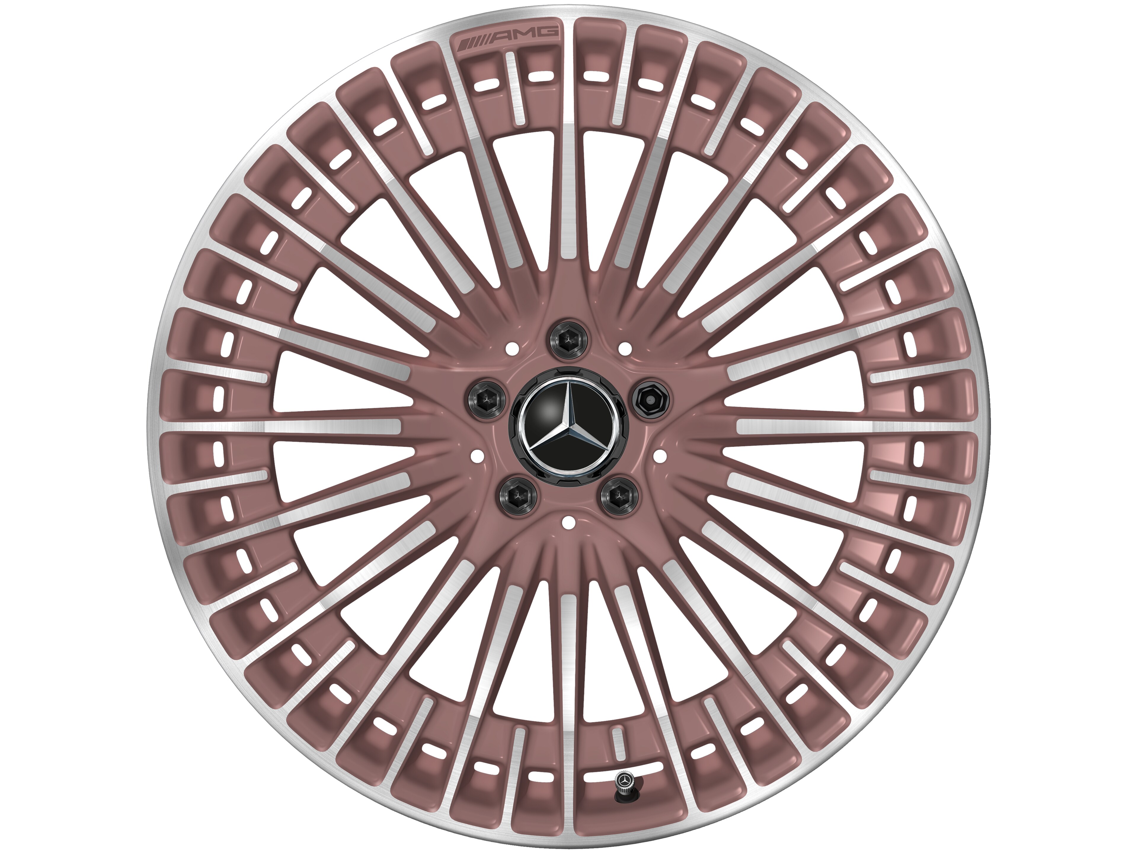 AMG 多辐车轮, 50.8 cm（20 英寸） - 8,5 J x 20 ET 50,5, 铜色