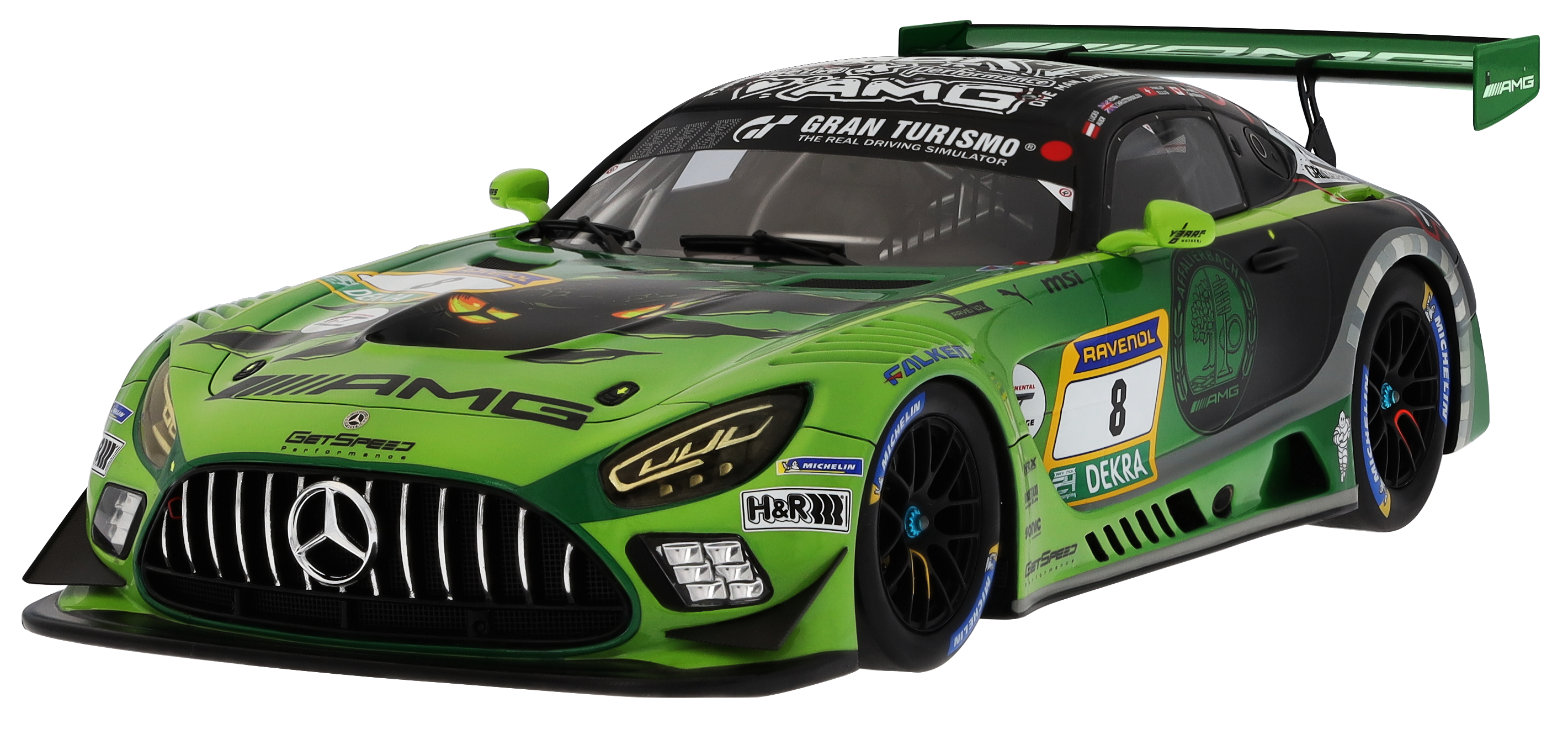 梅赛德斯-AMG GT3, ADAC RAVENOL 24h Nürburgring 2024, C190 - 哑光浅绿色, Minimax, 1:18
