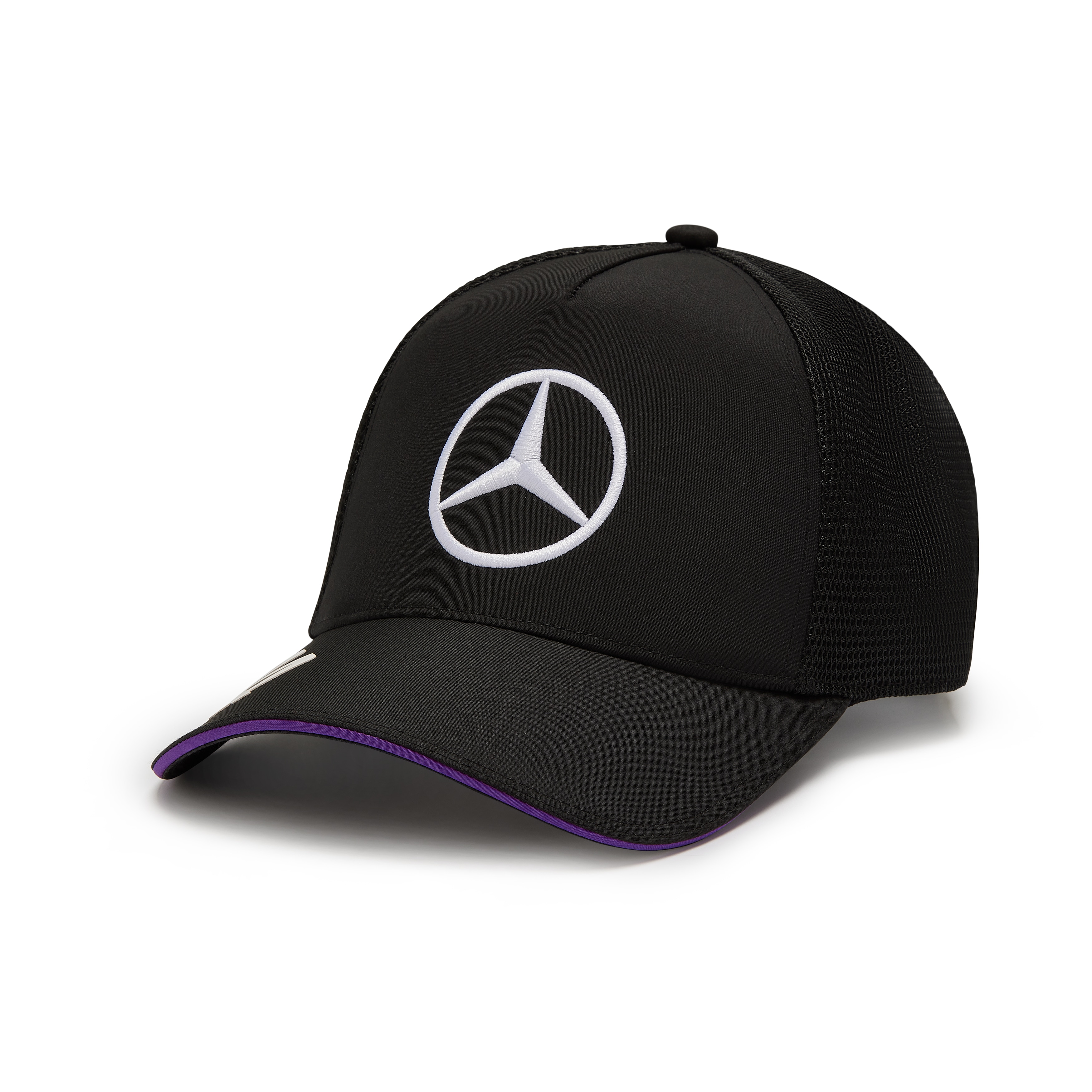 帽子, Lewis Hamilton, 梅赛德斯-AMG F1 - 黑色, 聚酯