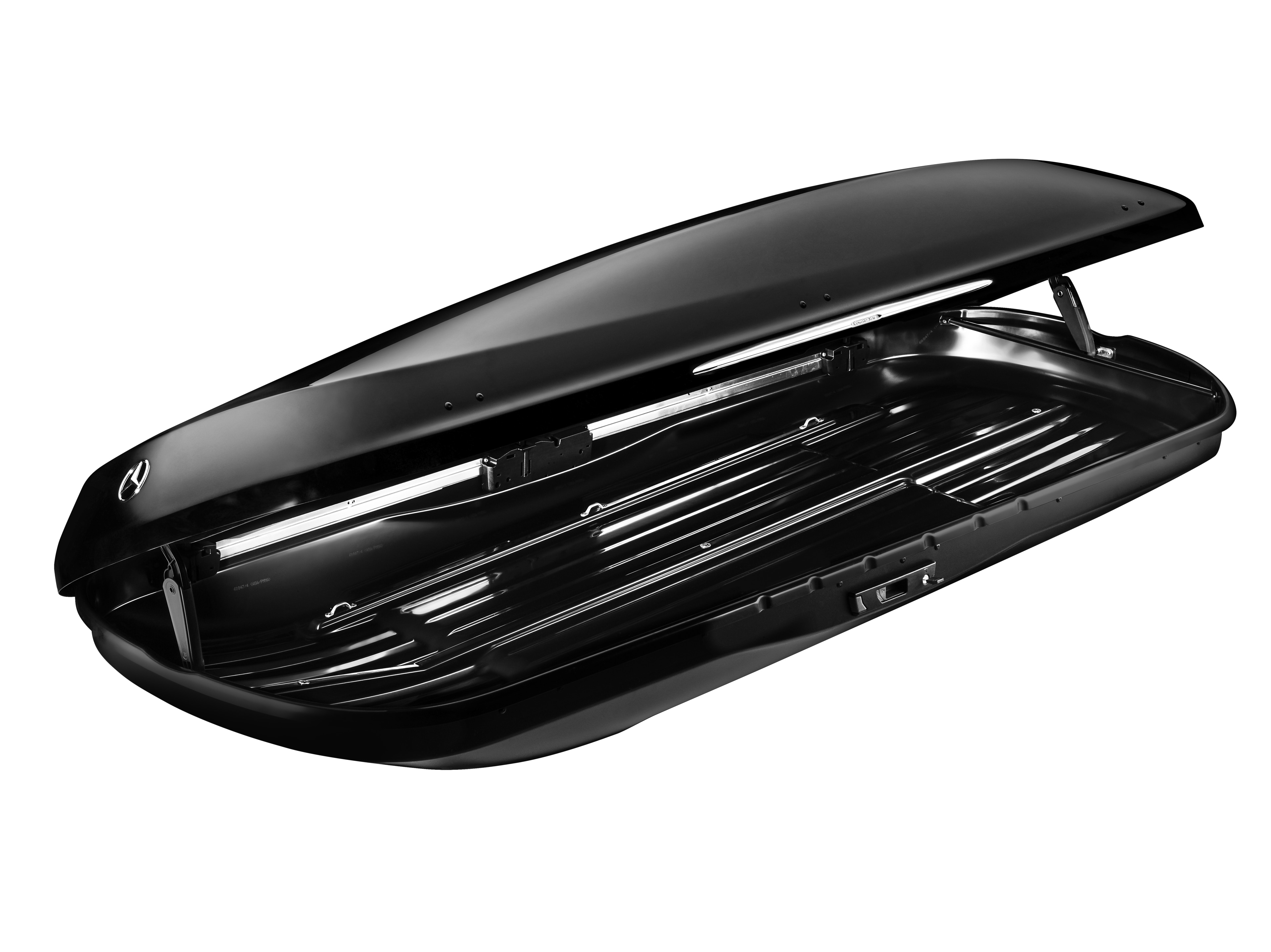 Mercedes-Benz Dachbox, M, 430 Liter - Kunststoff, schwarz, Lack, glänzend