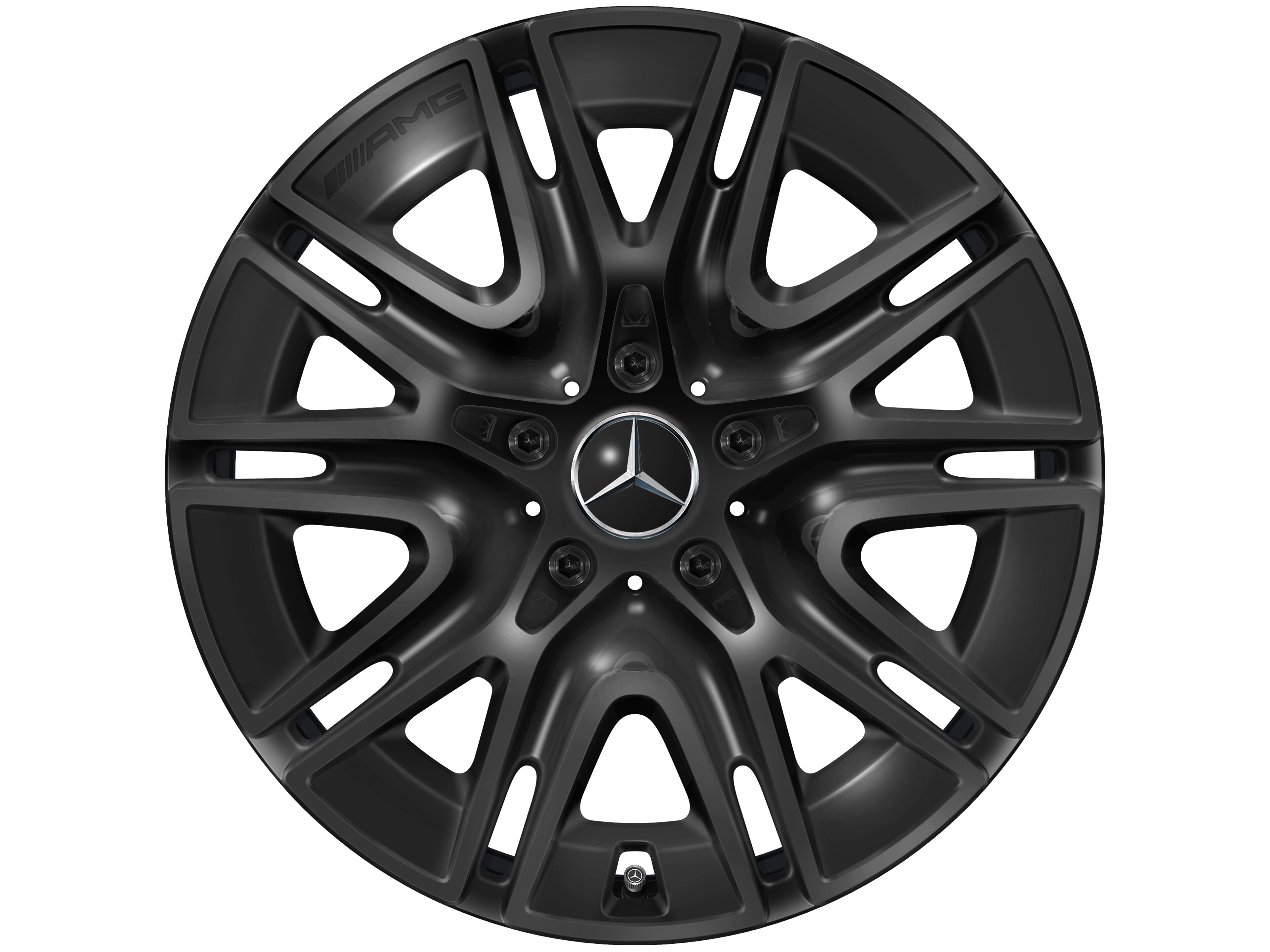 AMG 10 辐车轮, 50.8 cm（20 英寸） - 8,5 J x 20 ET 32,2, 黑色, 高光