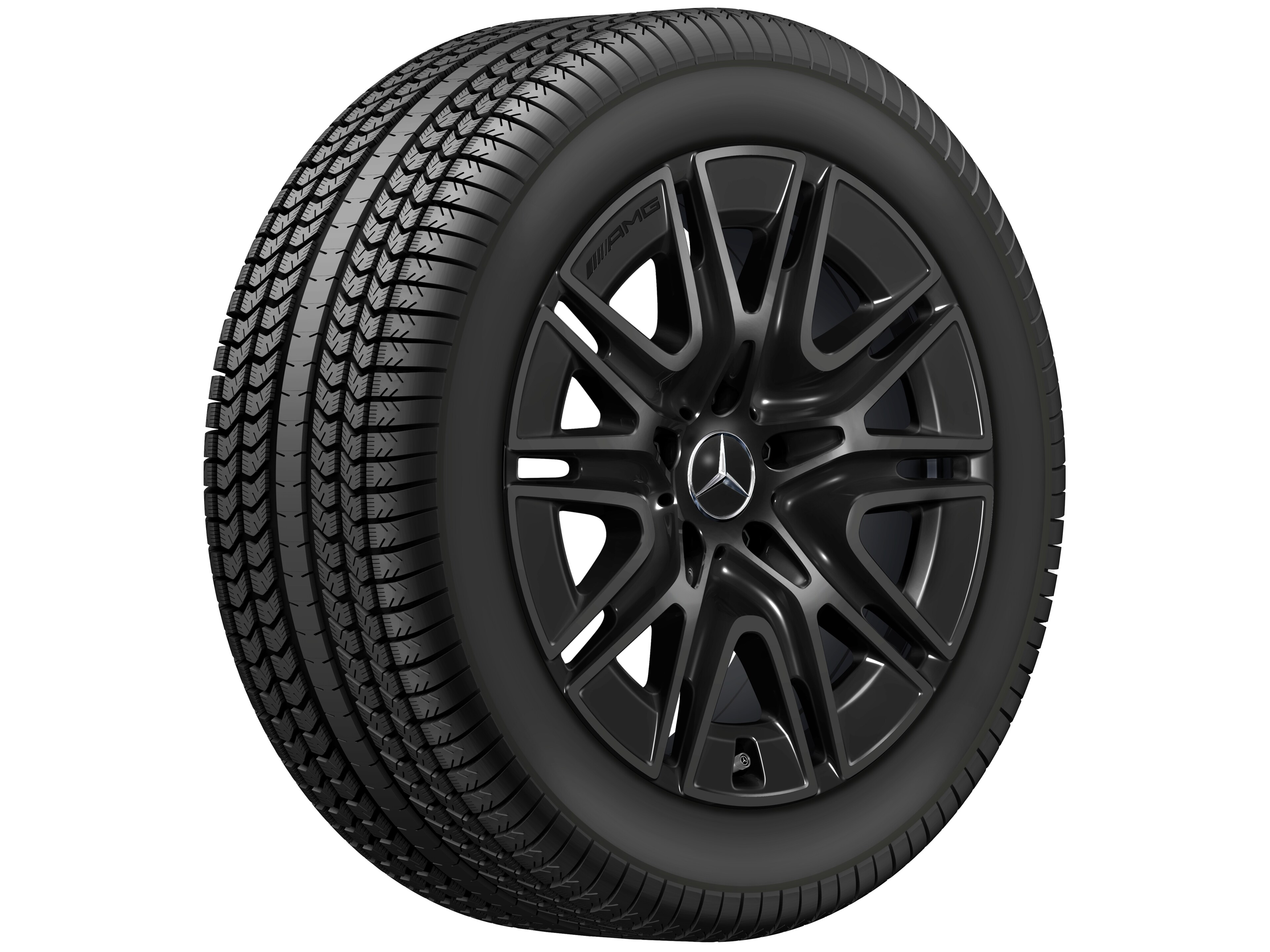 AMG 10 辐车轮, 50.8 cm（20 英寸） - 8,5 J x 20 ET 32,2, 黑色, 高光
