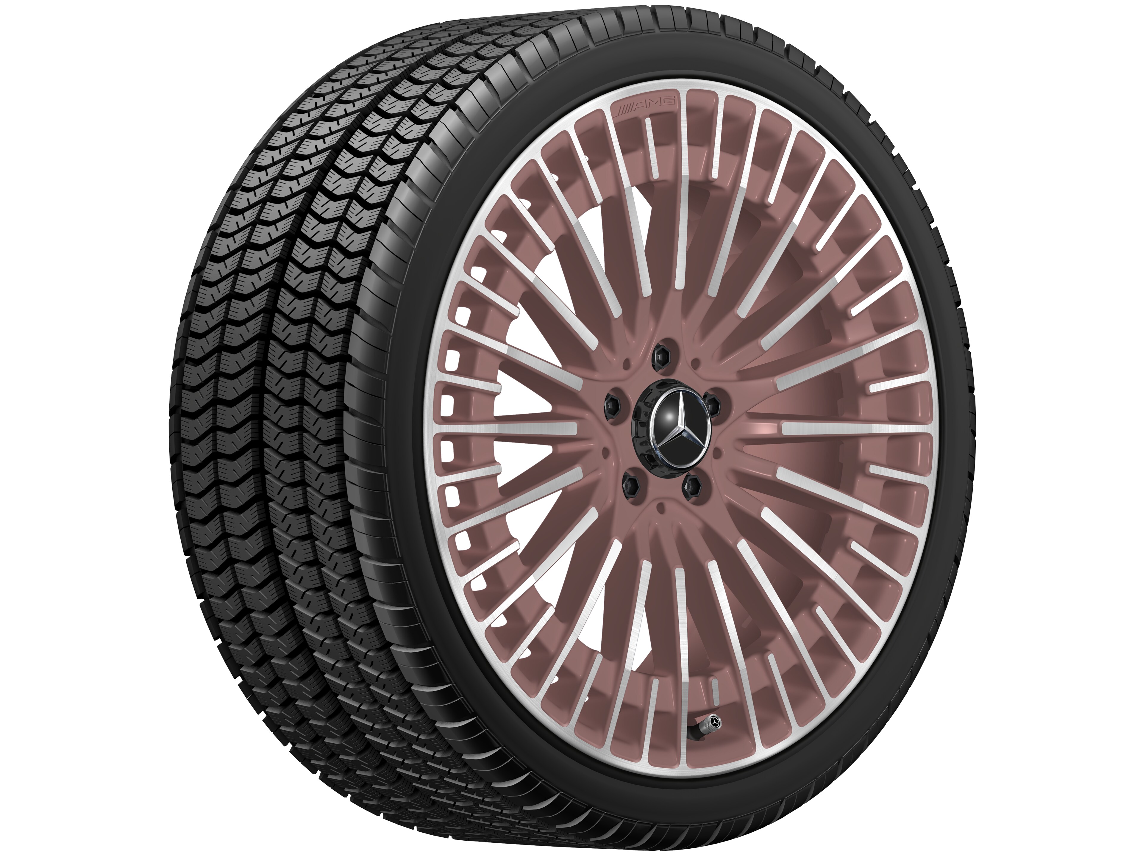 AMG 多辐车轮, 50.8 cm（20 英寸） - 8,5 J x 20 ET 50,5, 铜色