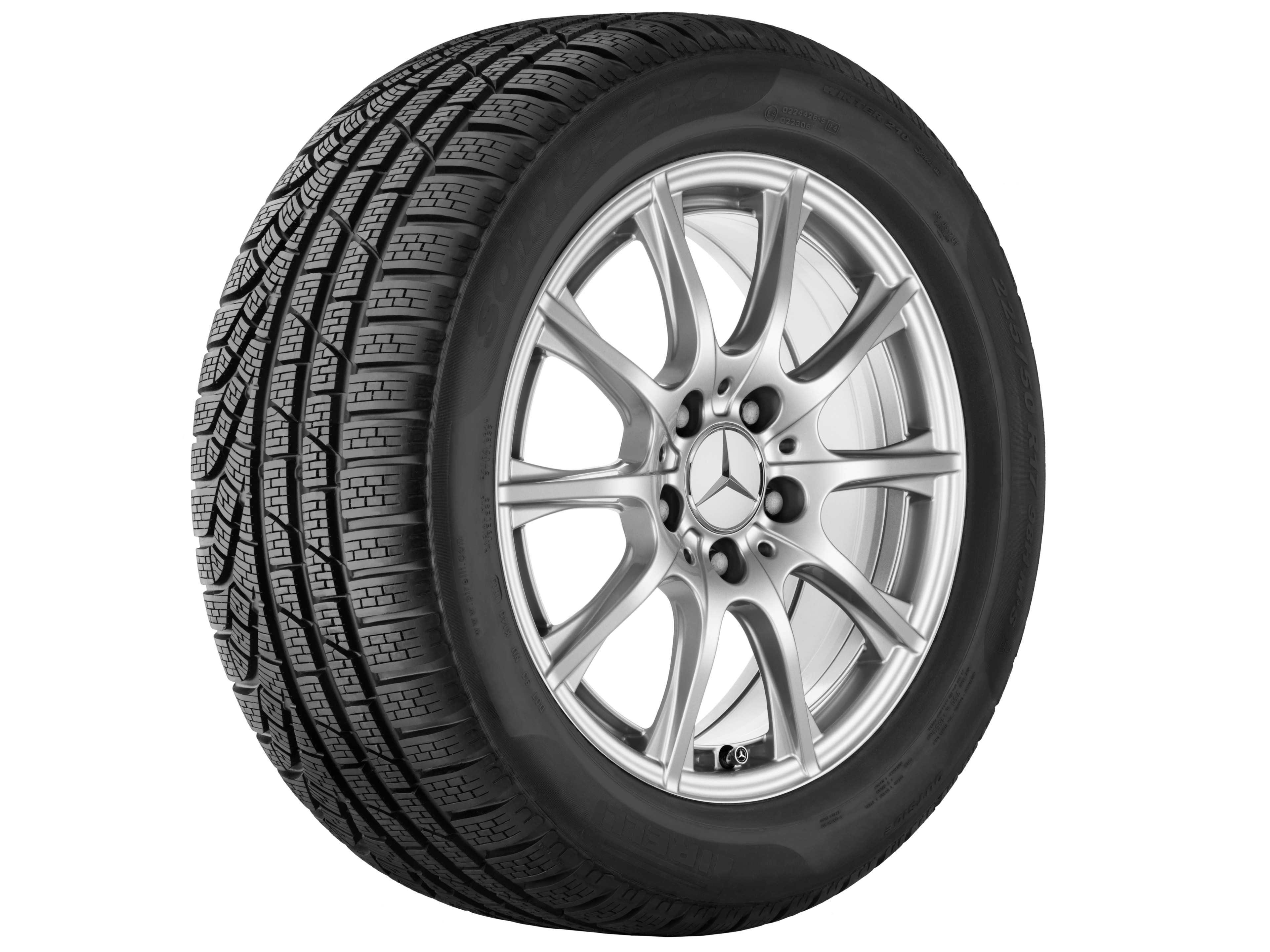 10 辐车轮 - 205/60 R16  96T, 6,5 J x 16 ET 38