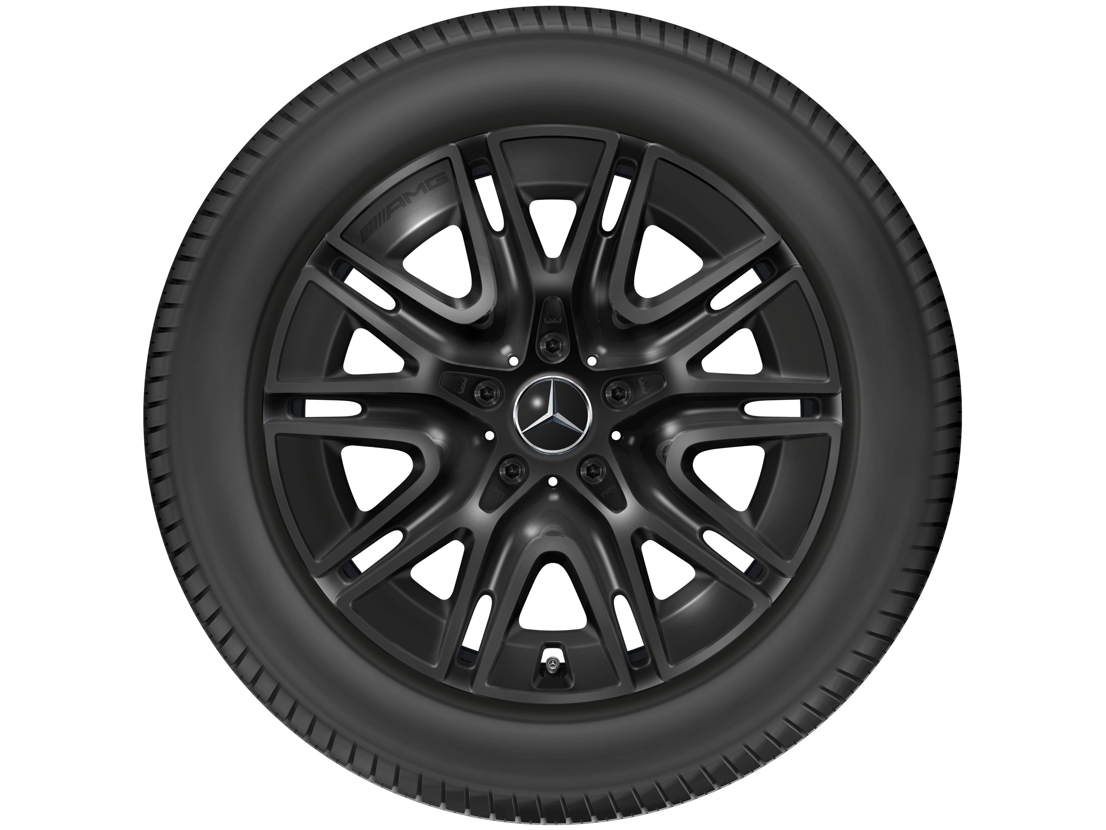 AMG 10 辐车轮, 50.8 cm（20 英寸） - 8,5 J x 20 ET 32,2, 黑色, 高光